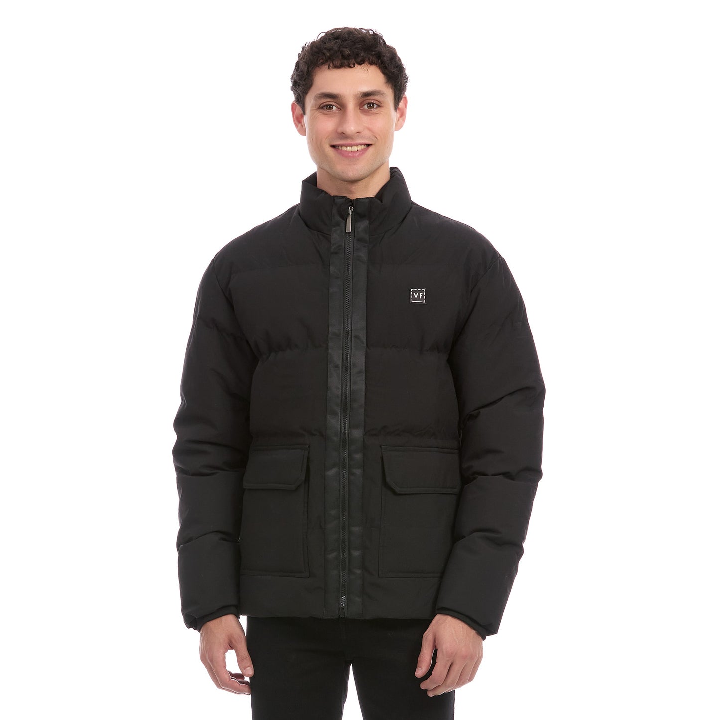 Chamarra Casual Para Caballero Acolchada Con Bolsillos