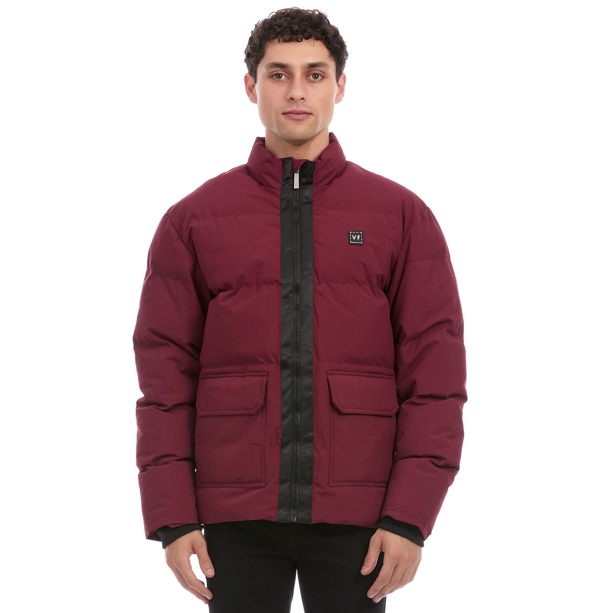 Chamarra Casual Para Caballero Acolchada Con Bolsillos