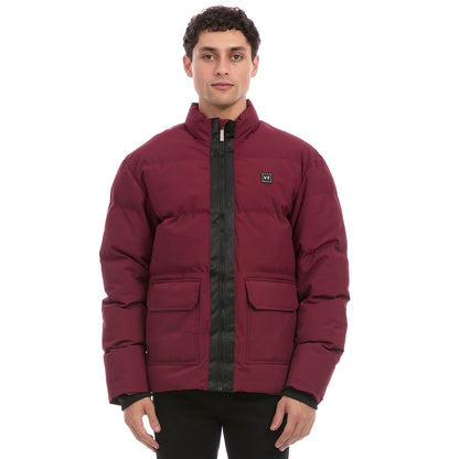 Chamarra Casual Para Caballero Acolchada Con Bolsillos