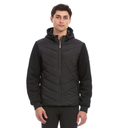 Chamarra Casual Para Caballero Acolchada Con Capucha