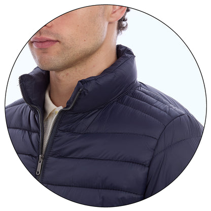 Chamarra Acolchada Para Caballero  Solapa Alta