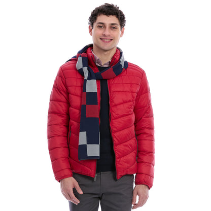 Chamarra Acolchada Para Caballero  Solapa Alta