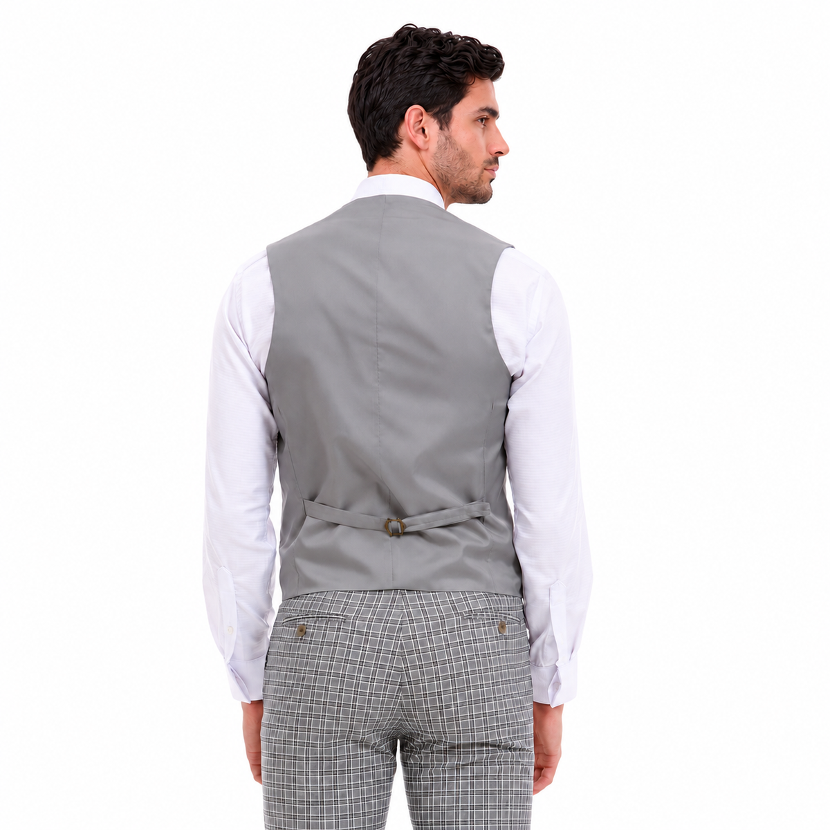 Chaleco Para Hombre Separate  Slim Fit  A Cuadros