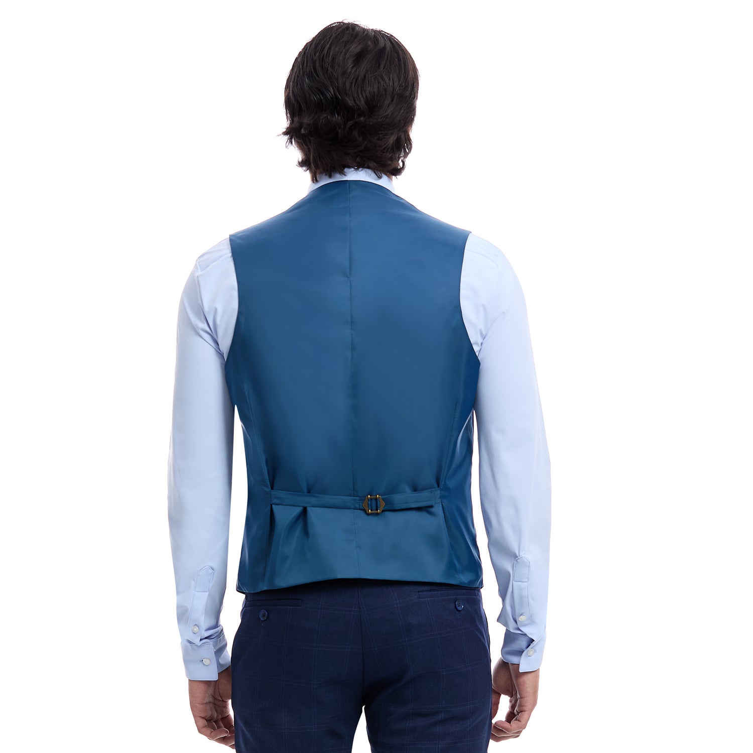 Chaleco Separate para caballero Slim Fit Tejido A Cuadros