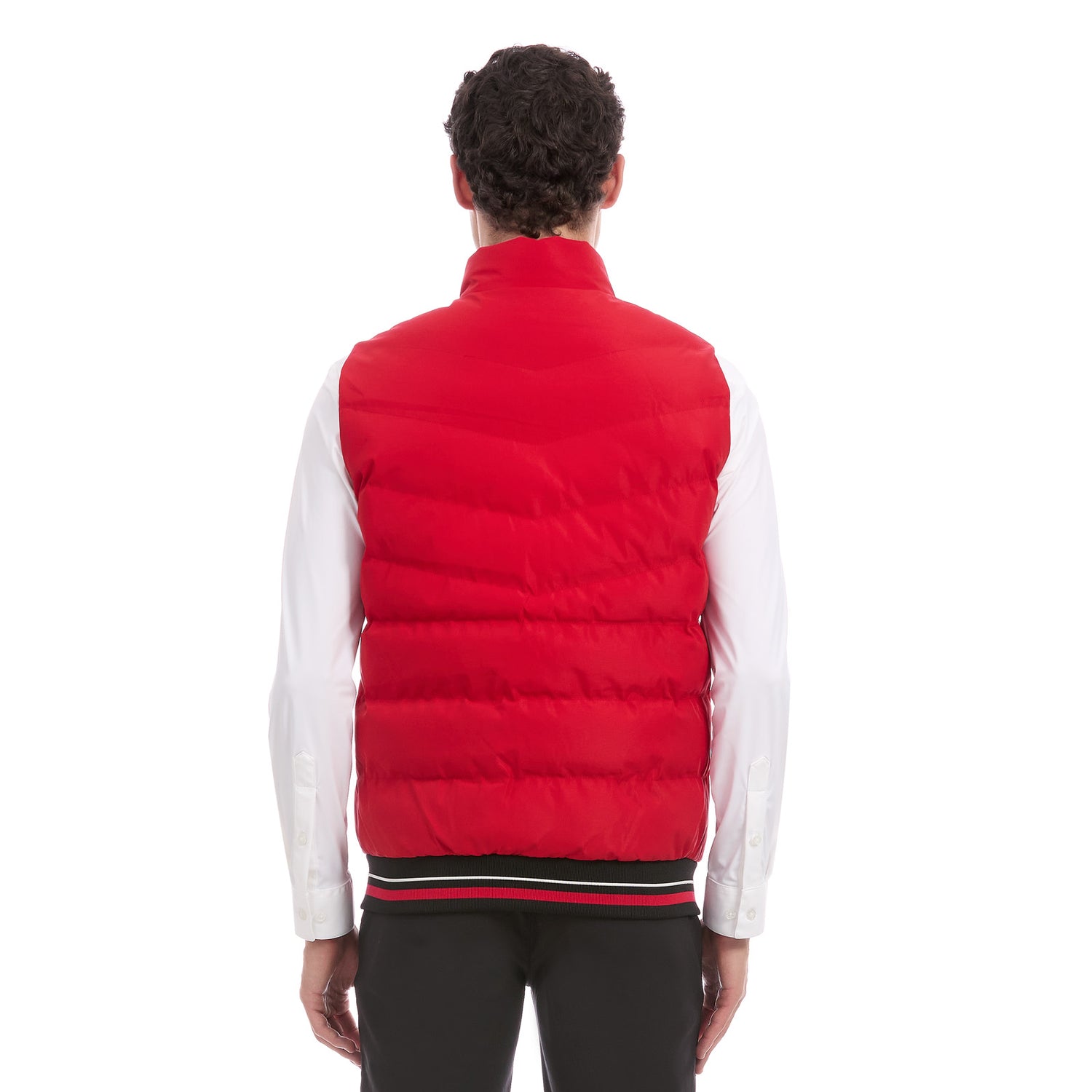 Chaleco Acolchado Para Caballero Casual Con Cierre Frontal