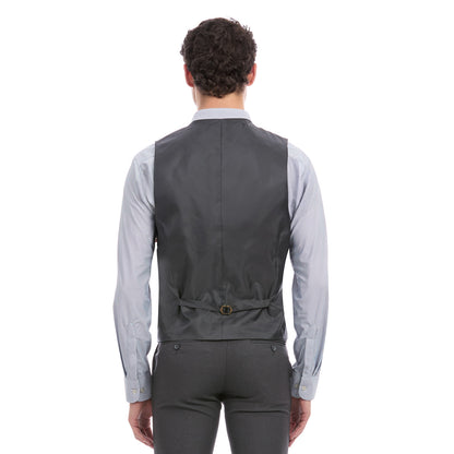 Chaleco Separates Slim Fit Para Caballero En Tejido A Rayas