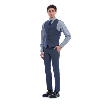 Chaleco Separtate Slim Fit Para Caballero A Cuadros