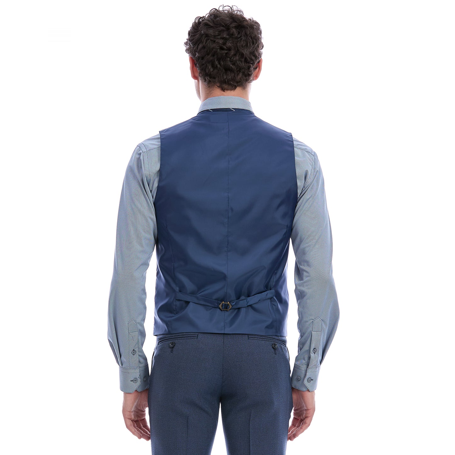 Chaleco Separtate Slim Fit Para Caballero A Cuadros