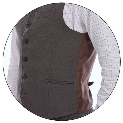 Chaleco Separtate Slim Fit Para Caballero A Cuadros