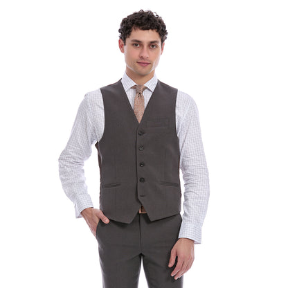 Chaleco Separtate Slim Fit Para Caballero A Cuadros