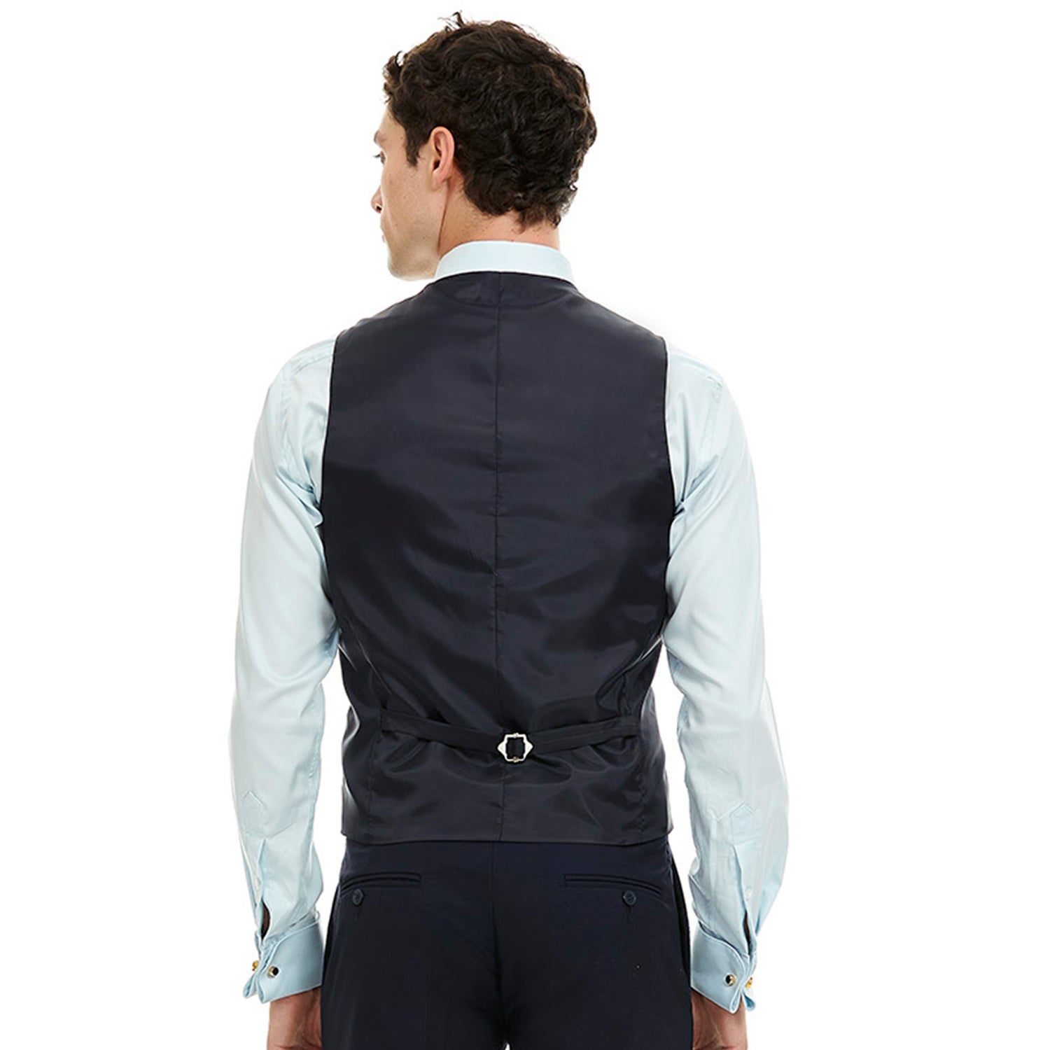 Chaleco Separates Para Caballero  Slim Fit en Tejido Falso Liso