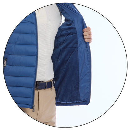 Chaleco Acolchado para Caballero con Cierre Delantero