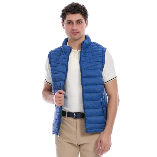 Chaleco Acolchado para Caballero con Cierre Delantero