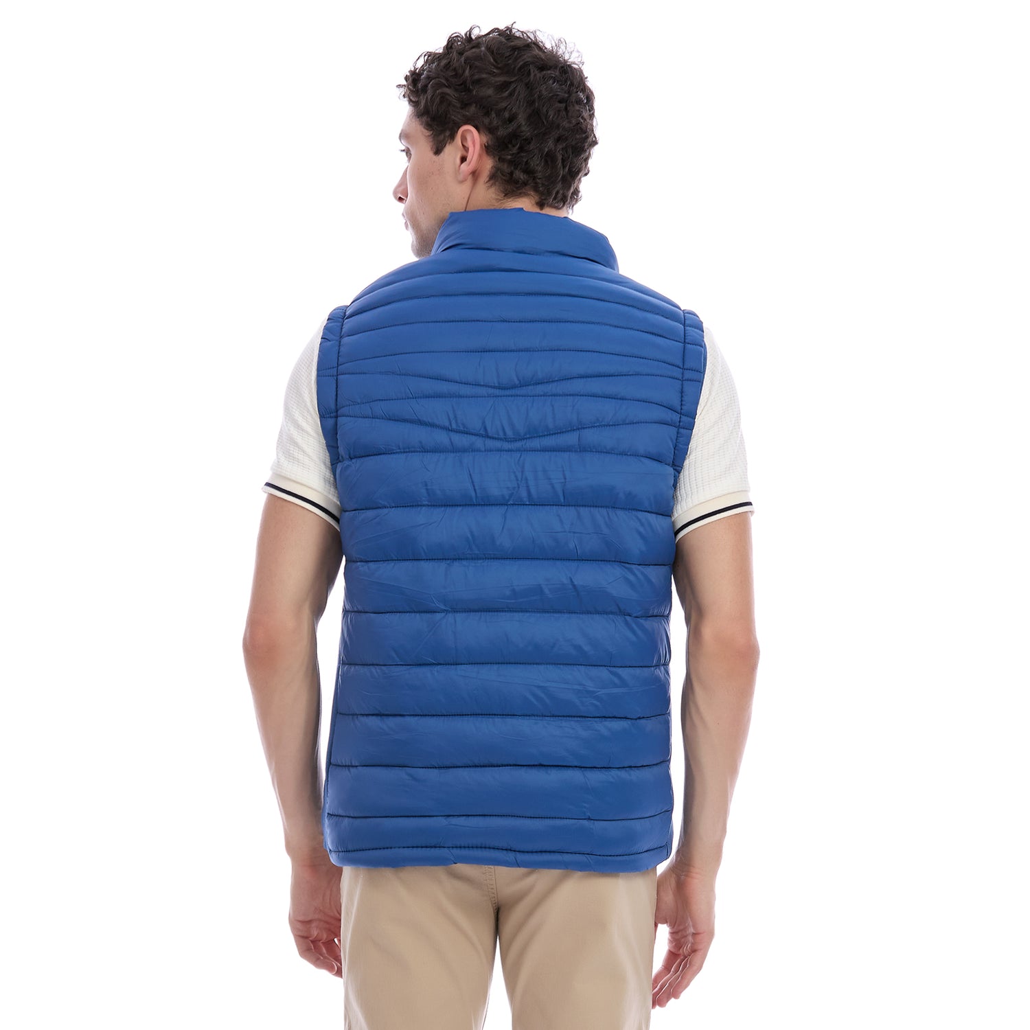 Chaleco Acolchado para Caballero con Cierre Delantero