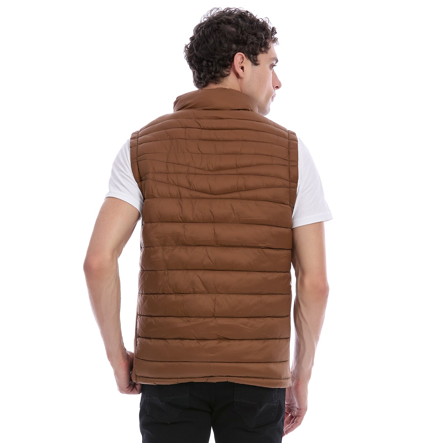 Chaleco Acolchado para Caballero con Cierre Delantero