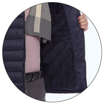 Chaleco Acolchado para Caballero con Cierre Delantero