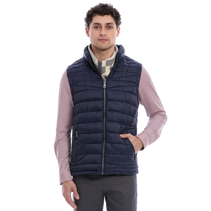 Chaleco Acolchado para Caballero con Cierre Delantero
