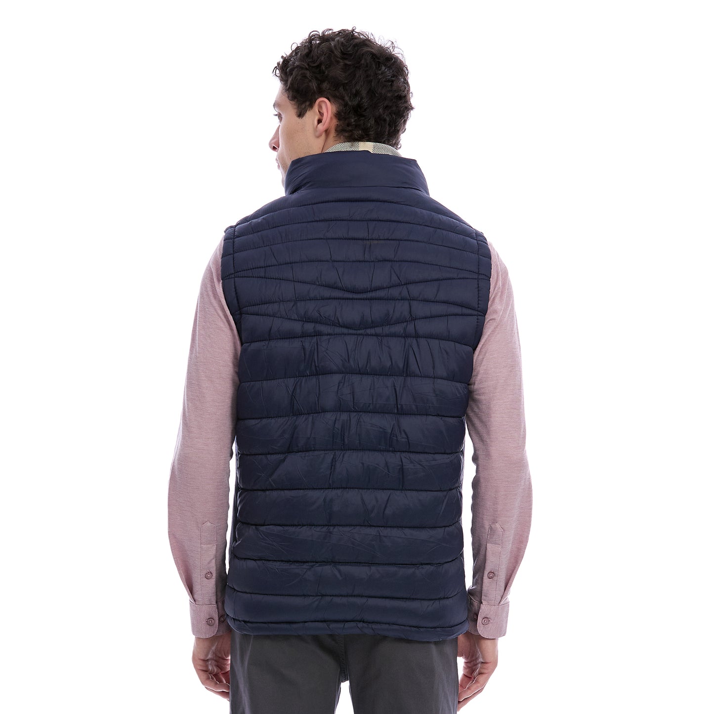 Chaleco Acolchado para Caballero con Cierre Delantero