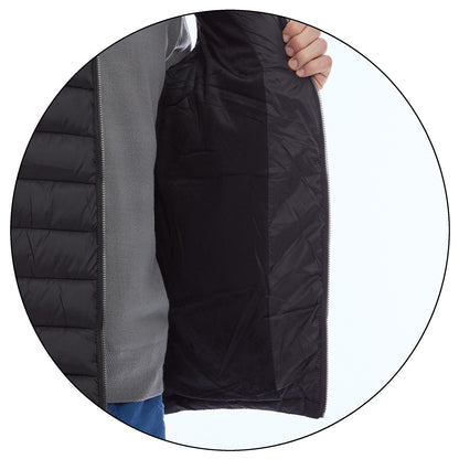 Chaleco Acolchado para Caballero con Cierre Delantero