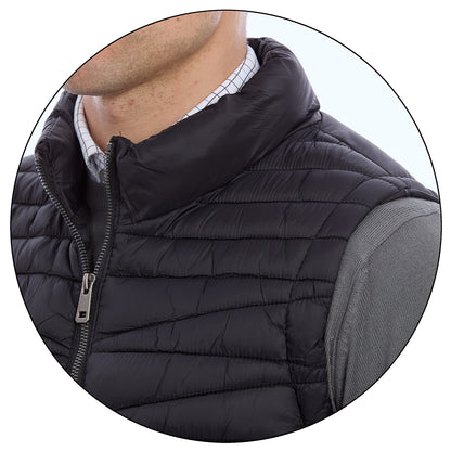 Chaleco Acolchado para Caballero con Cierre Delantero
