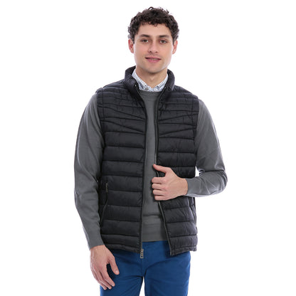 Chaleco Acolchado para Caballero con Cierre Delantero