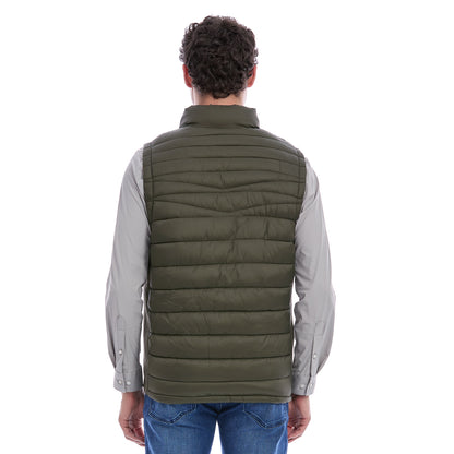 Chaleco Acolchado para Caballero con Cierre Delantero