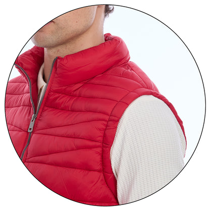 Chaleco Acolchado para Caballero con Cierre Delantero