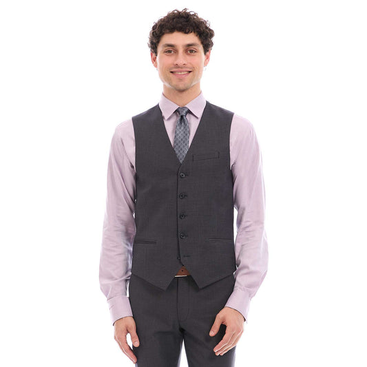 Chaleco Separate Slim Fit para Caballero A Mini Cuadros Vittorio Forti