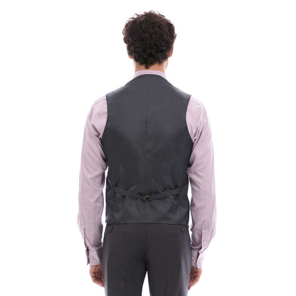Chaleco Separate Slim Fit para Caballero A Mini Cuadros Vittorio Forti