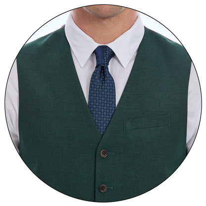 Chaleco Separate Slim Fit Para Caballero Liso Recto 5 Botones