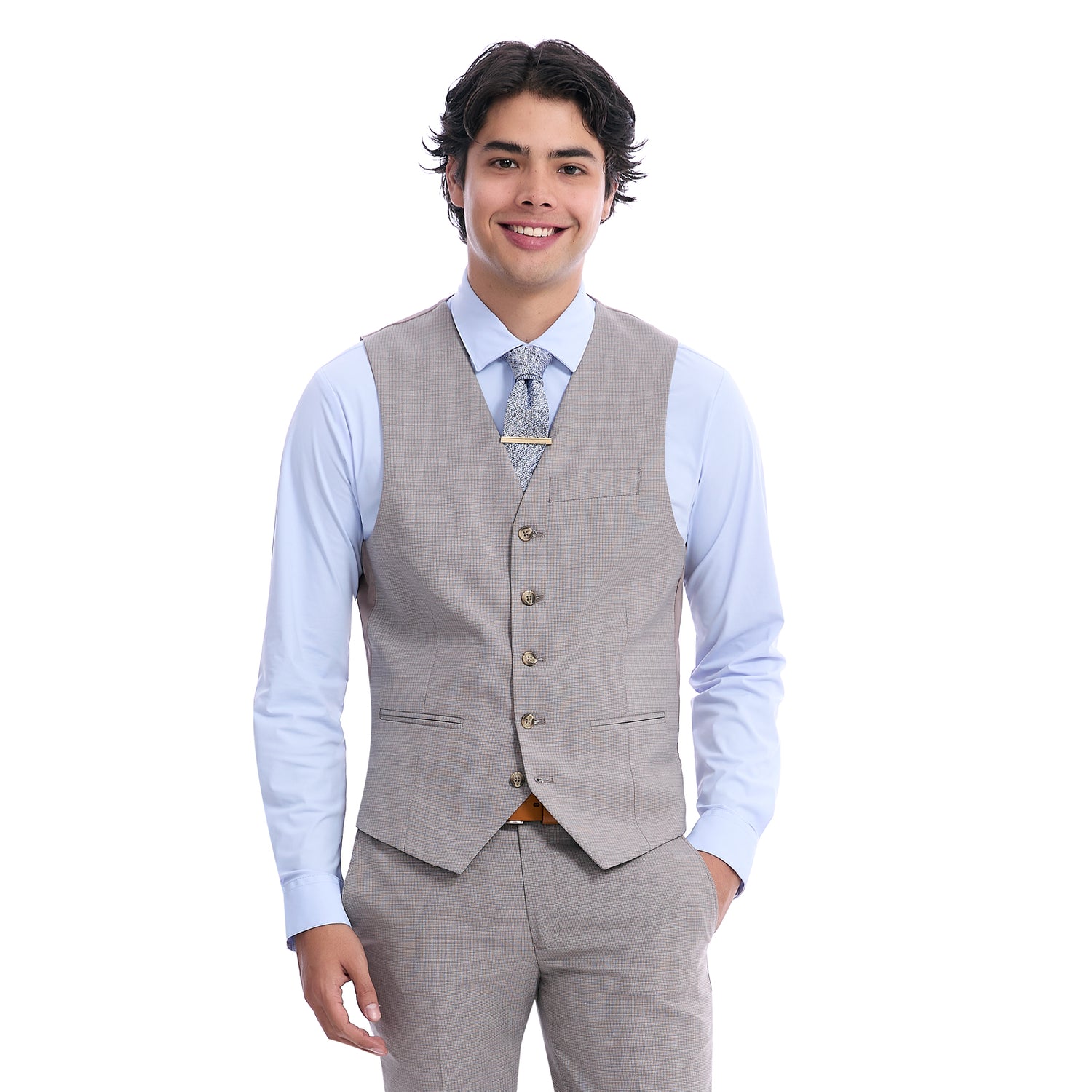 Chaleco Separate Para Caballero Slim Fit Bi-Stretch