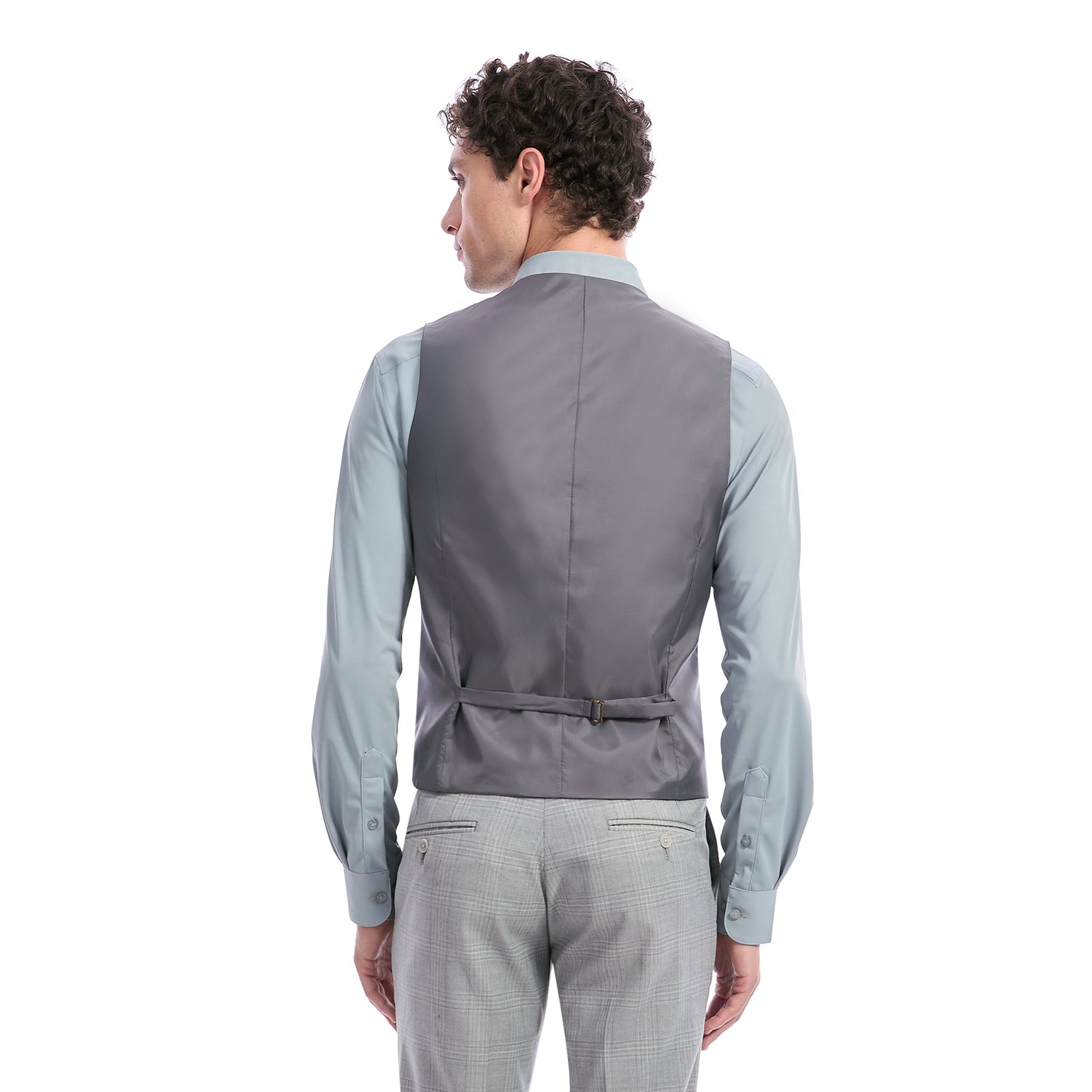 Chaleco Separate de Vestir New Slim Fit a Cuadros