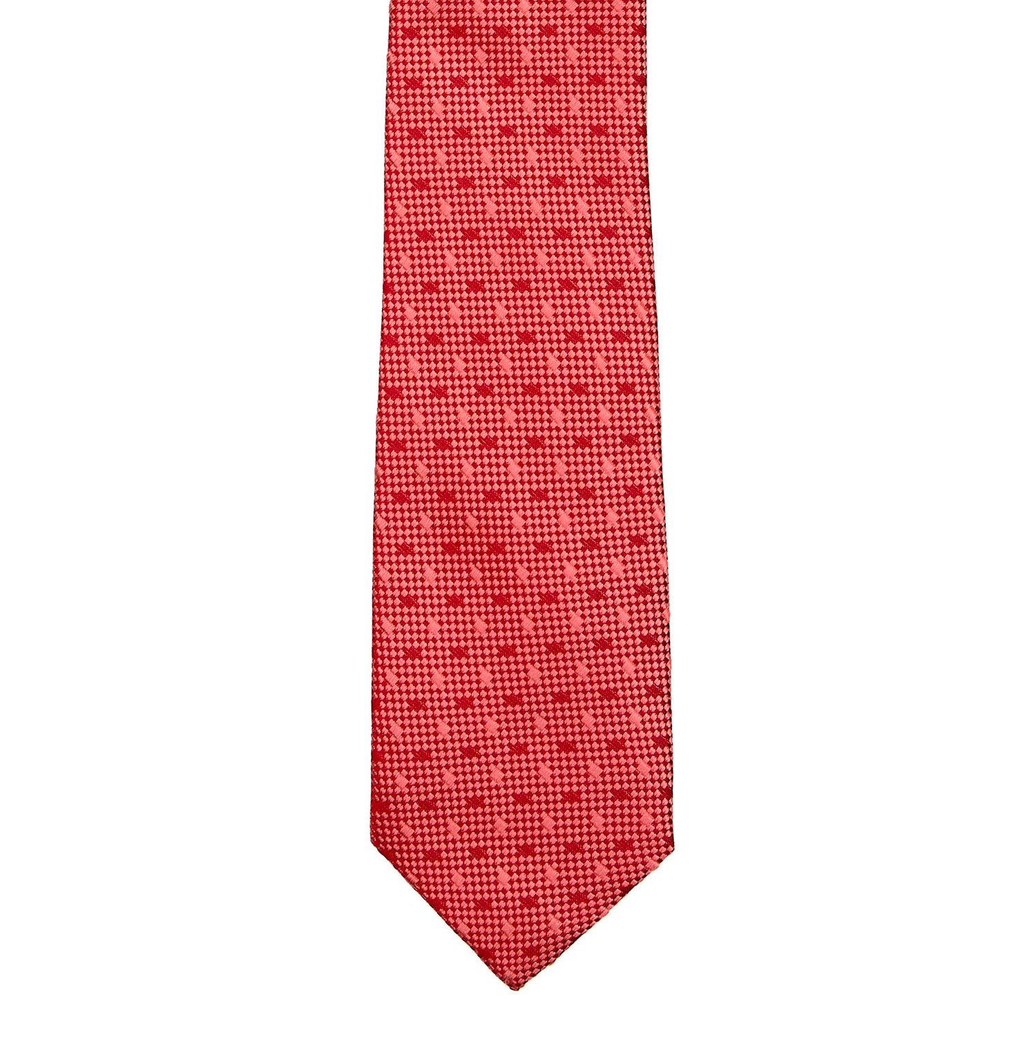 Corbata Confeccionada en tejido Jacquard Color Salmón Vittorio Forti