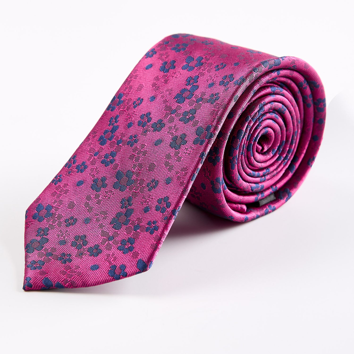 Corbata Confeccionada en Tejido Jaquard Motivos Florales Vittorio Forti