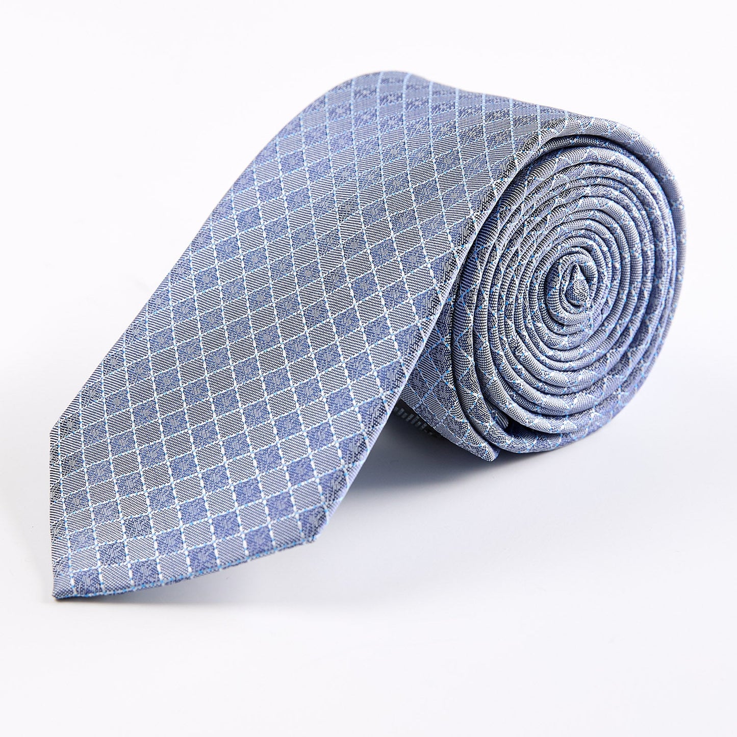 Corbata Confeccionada en Tejido Jaquard Motivo de Lineas Vittorio Forti