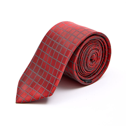 Corbata de 6 cm de ancho Confeccionada en tejido Jacquard