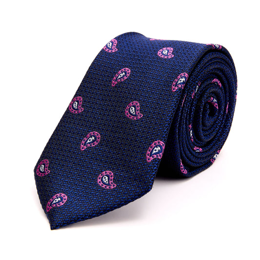 Corbata de Vestir Para Caballero Tejido Jacquard 7 cm