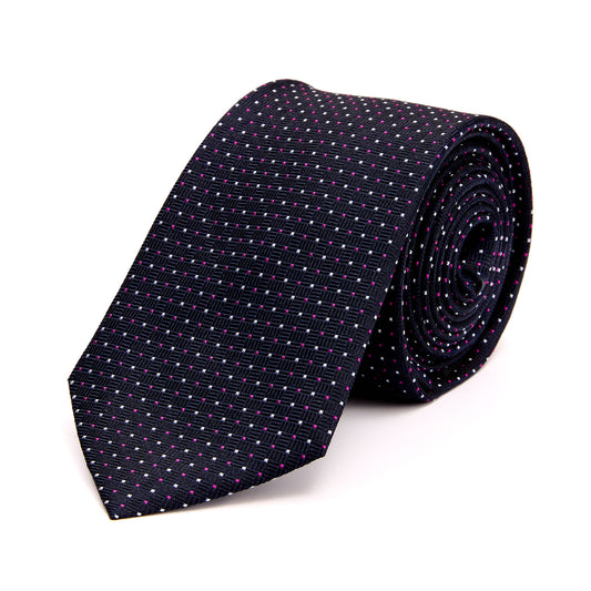 Corbata de Vestir Para Caballero Tejido Jacquard Seda 7 cm