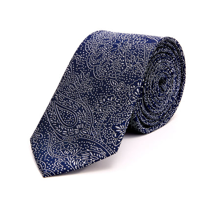 Corbata de Vestir Para Caballero Tejido Jacquard Seda 7 cm