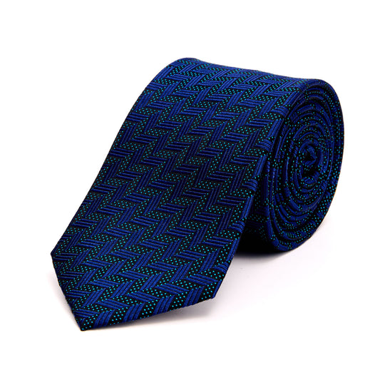 Corbata de Vestir Para Caballero Tejido Jacquard Seda 7 cm