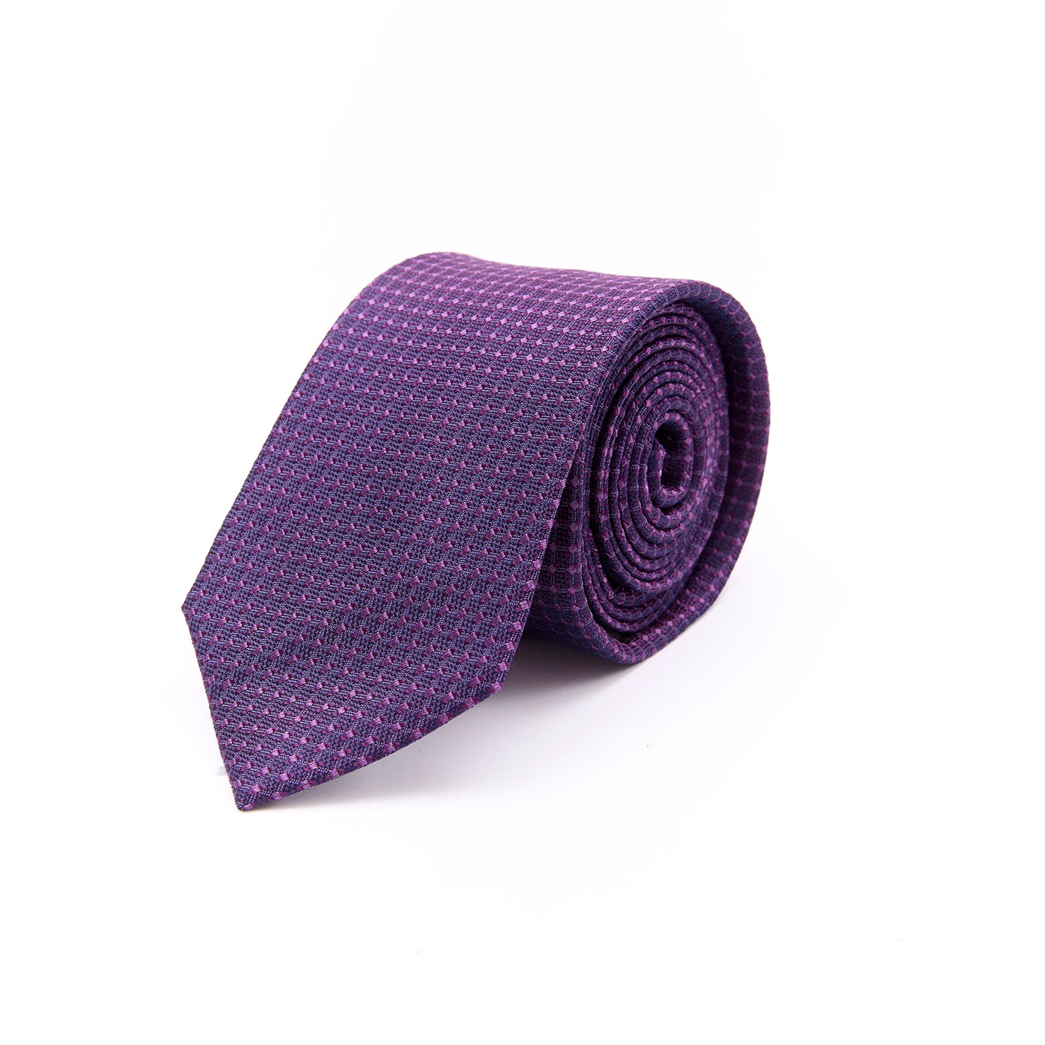 Corbata 7 cm Jacquard de Seda para Caballero Elegante