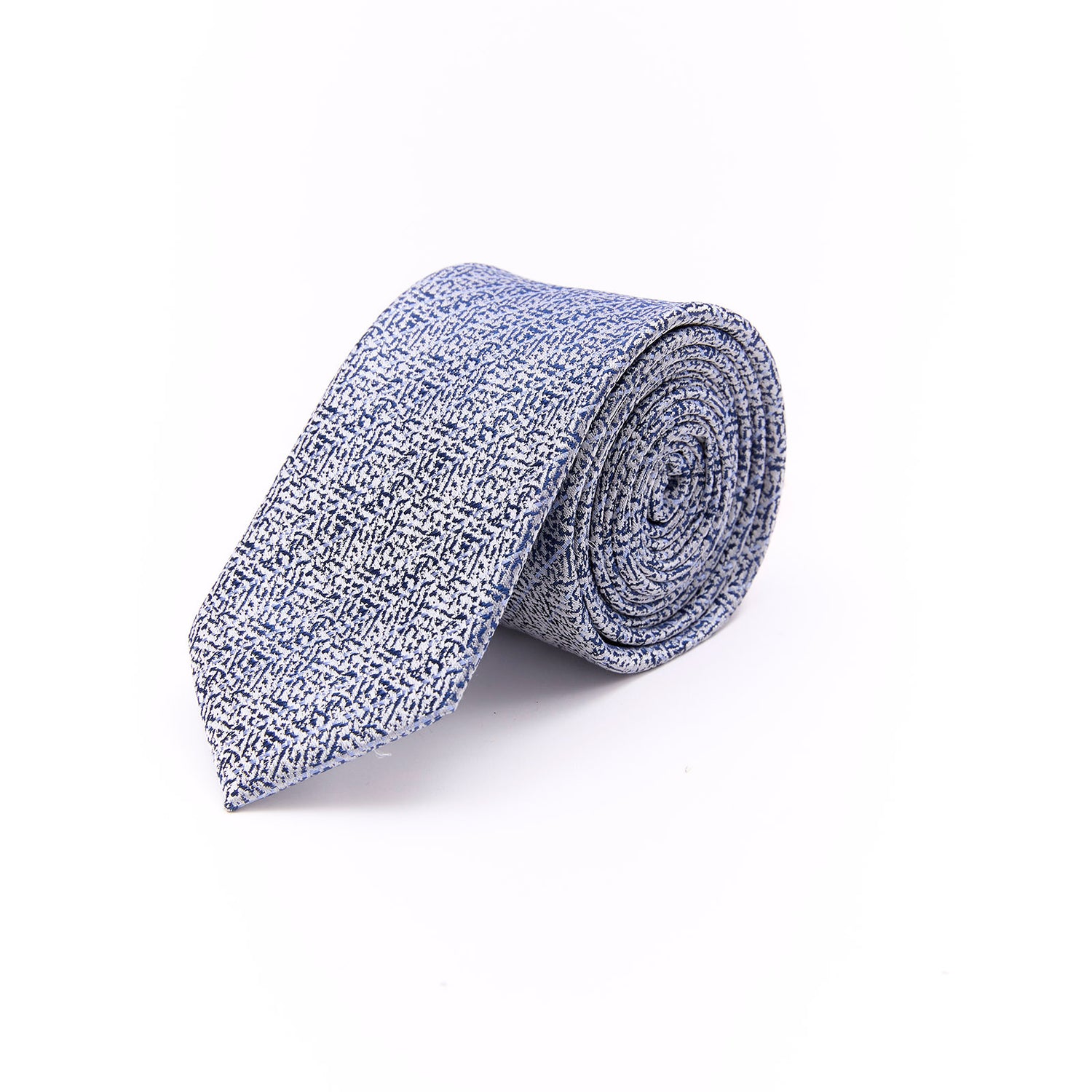 Corbata 6 cm Jacquard de Seda para Caballero Elegante