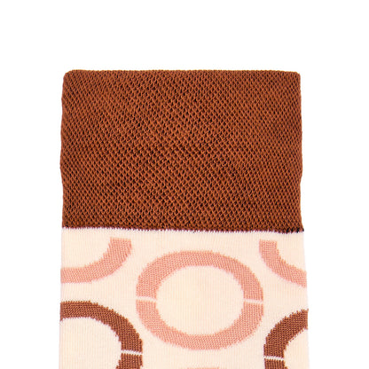 Calcetin de Moda para Caballero con Diseño de círculos