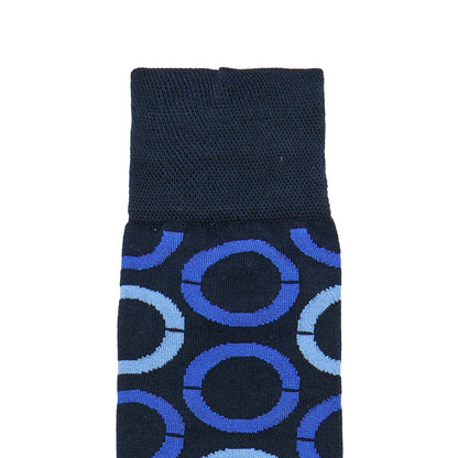 Calcetin de Moda para Caballero con Diseño de círculos