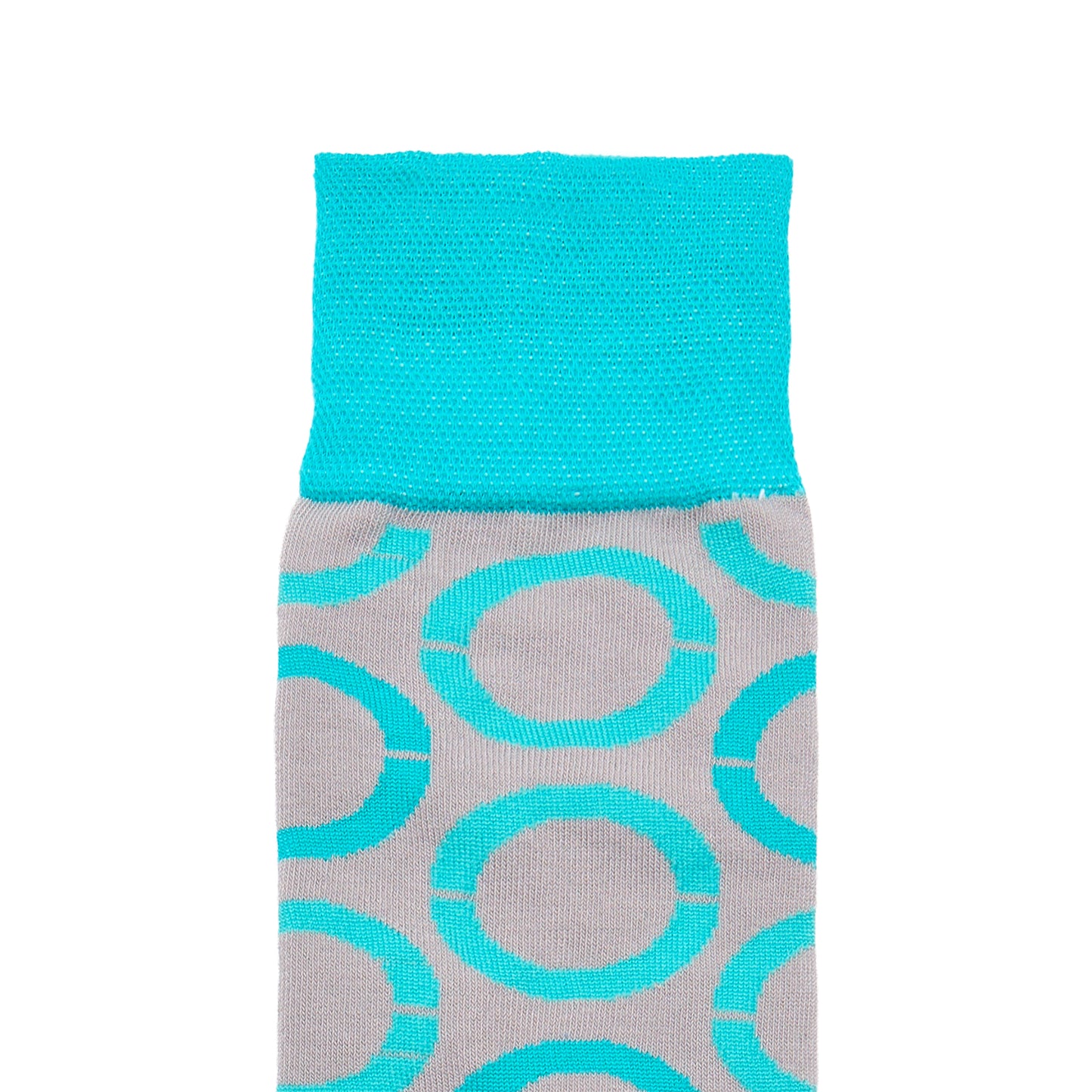 Calcetin de Moda para Caballero con Diseño de círculos