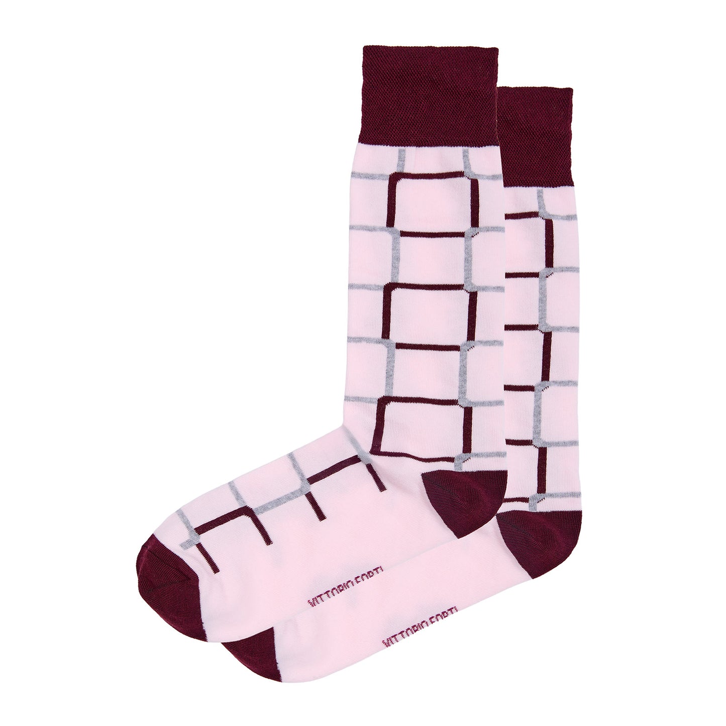 Calcetin de Moda para Caballero con Diseño de cuadros