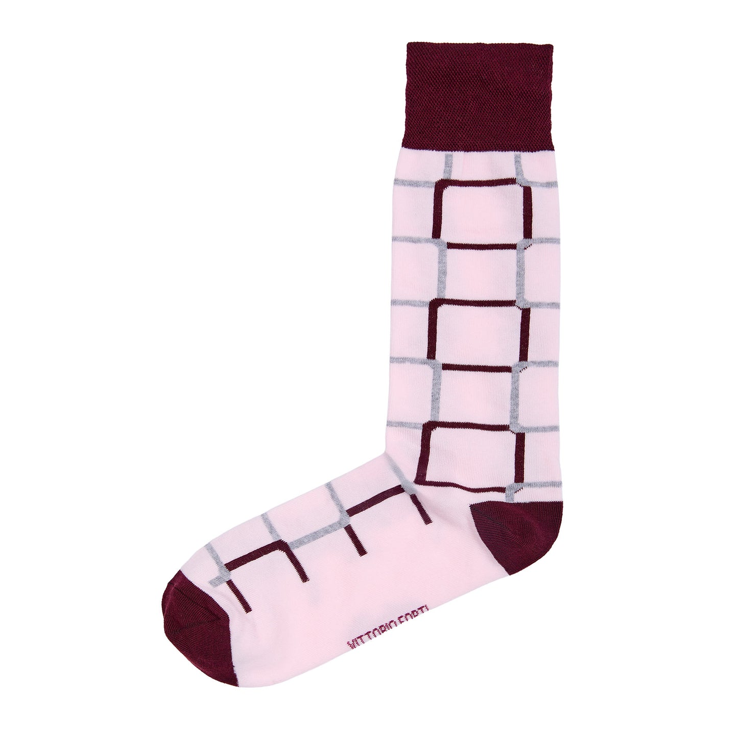 Calcetin de Moda para Caballero con Diseño de cuadros