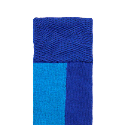 Calcetin de Moda para Caballero con Diseño de Bloque