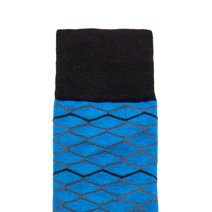 Calcetin de Moda para Caballero con Diseño de zigzag