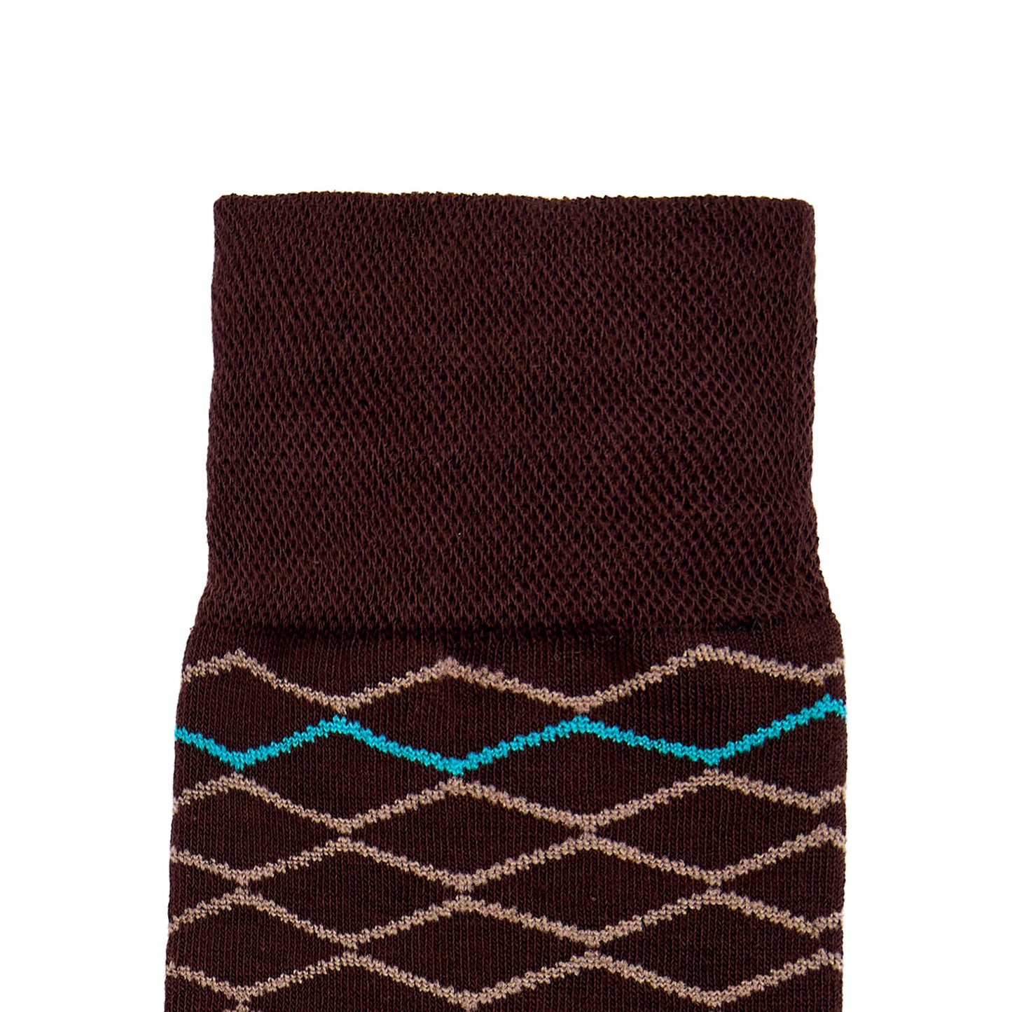 Calcetin de Moda para Caballero con Diseño de zigzag